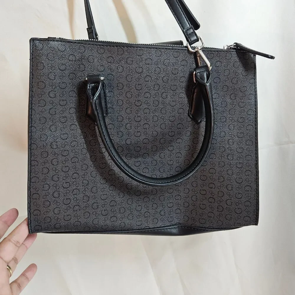 Guess Hensley Satchel Purse Crossbody and with Handle